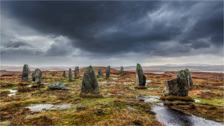 18 - After the storm Calanais Stones - Derek Doar