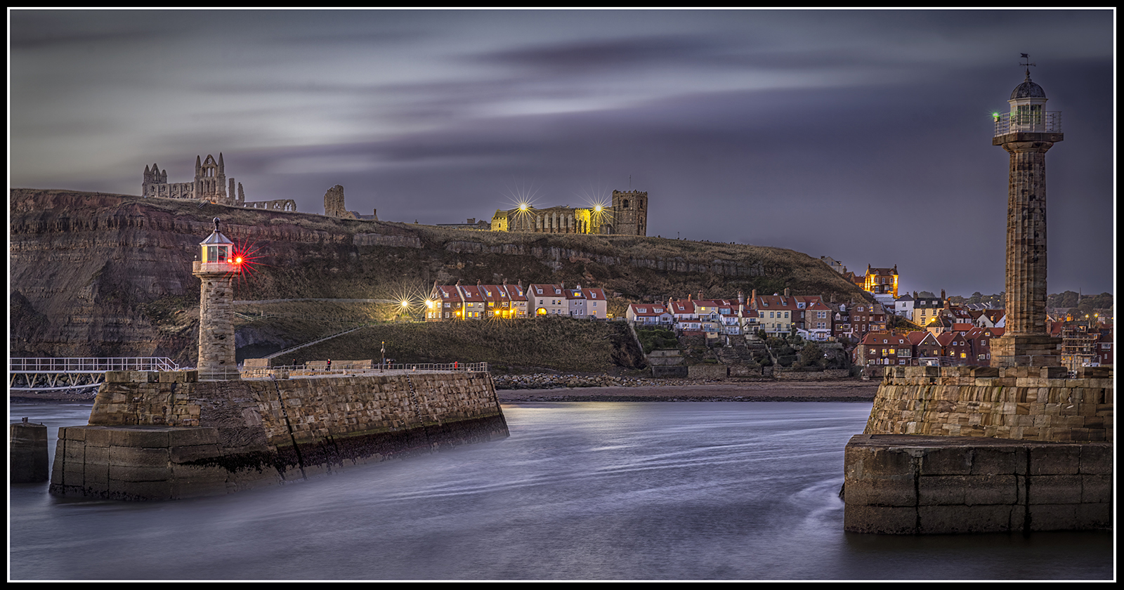 Entering Whitby Harbour