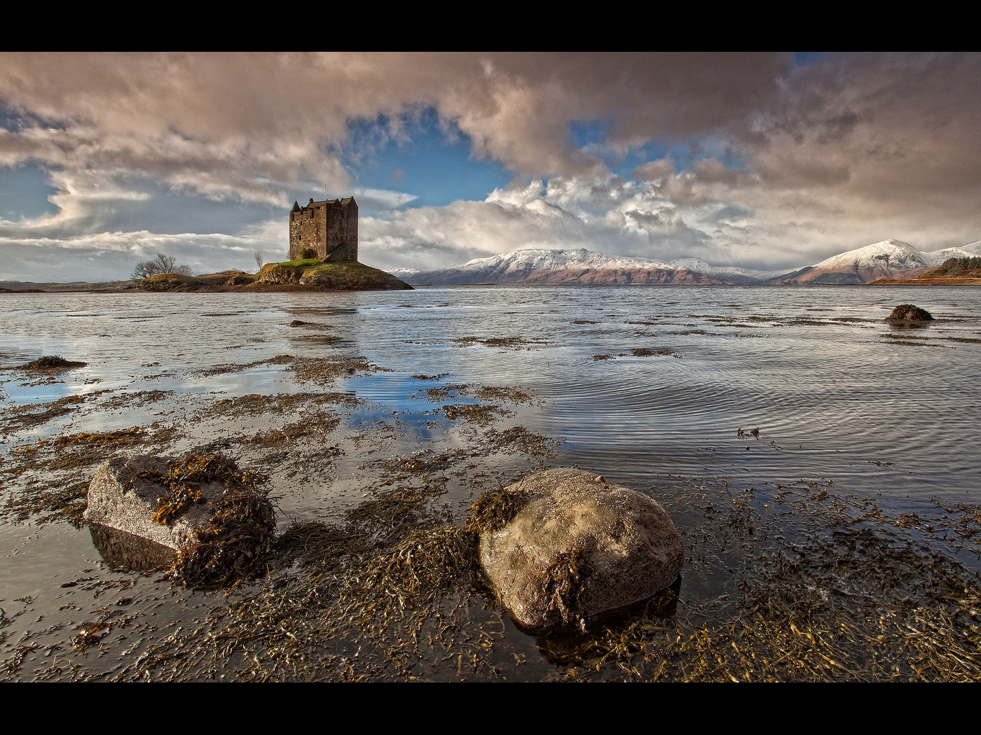 Stalker Castle in Winter