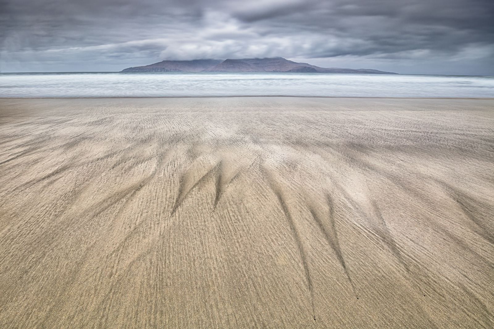 Sand Patterns on Laig Beach, Isle of Eigg