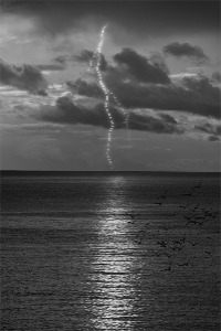 The approaching storm