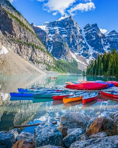 Mountains and Canoes