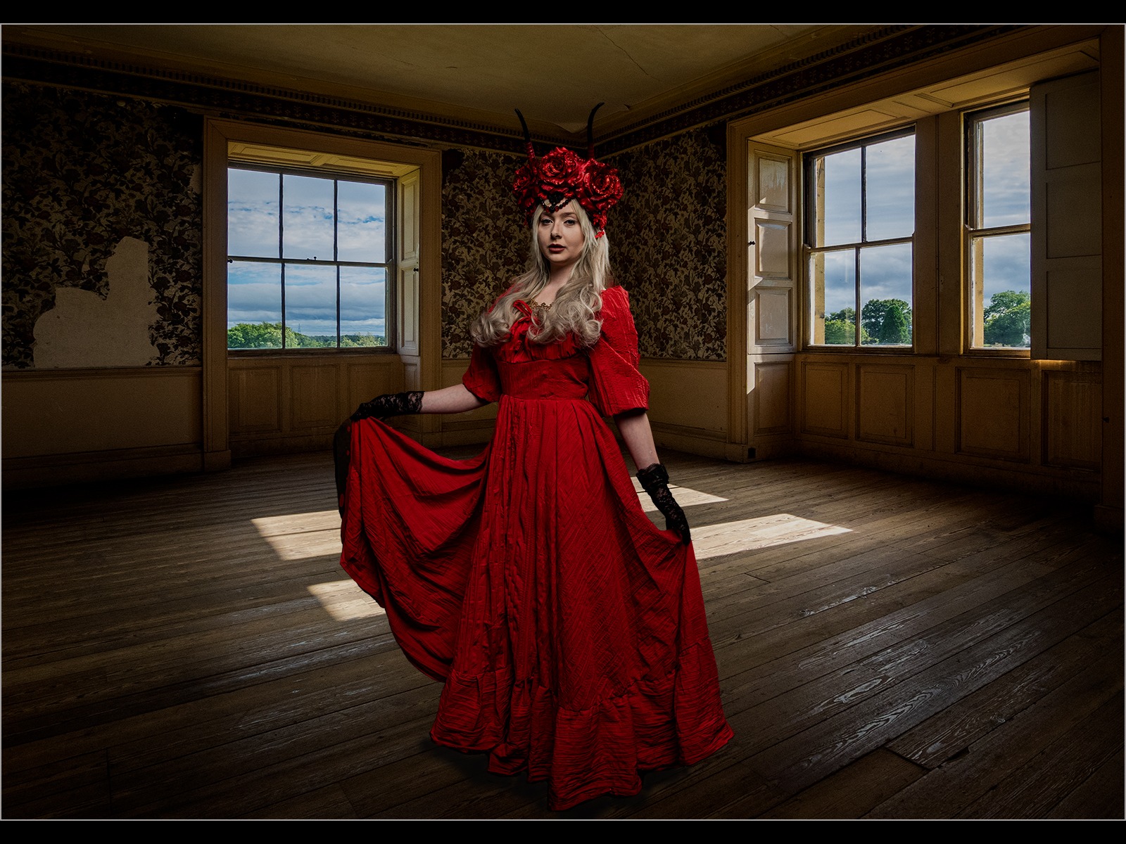 The Red dress  