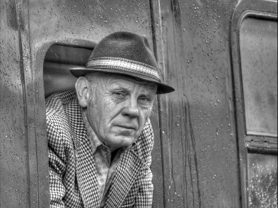 Man on a Train