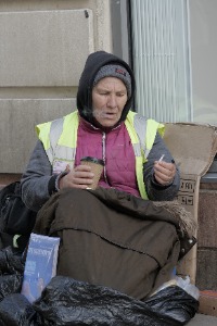 Big Issue Vendor