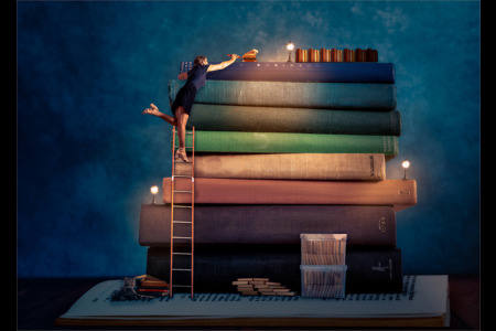On the top shelf