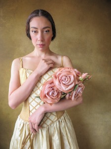 The girl in the yellow dress