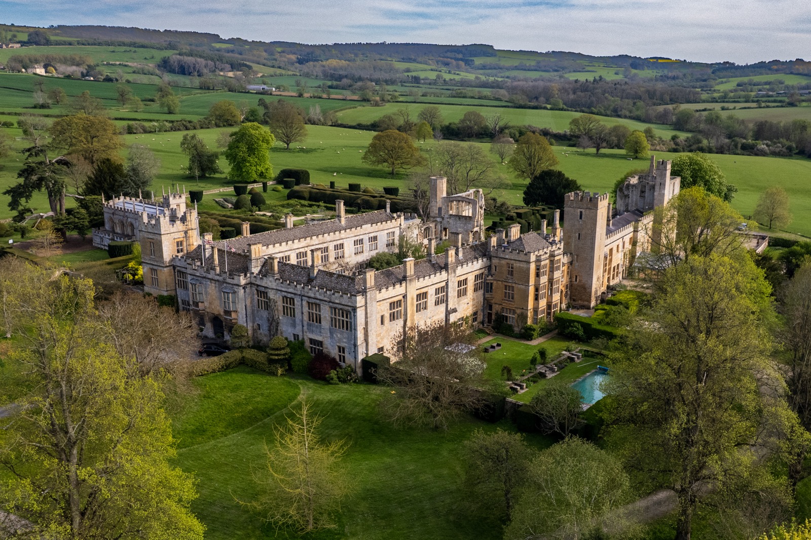 Sudeley castle Drone 2