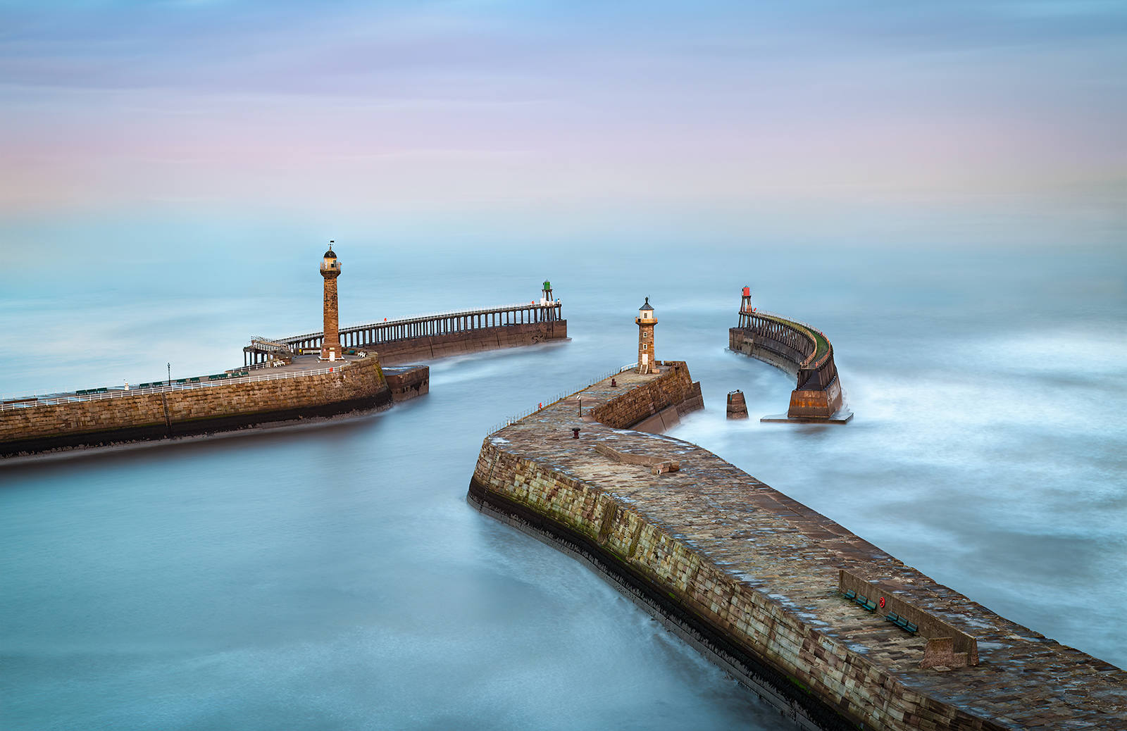 Whitby Harbour by Chris Mowthorpe Whitby Harbour