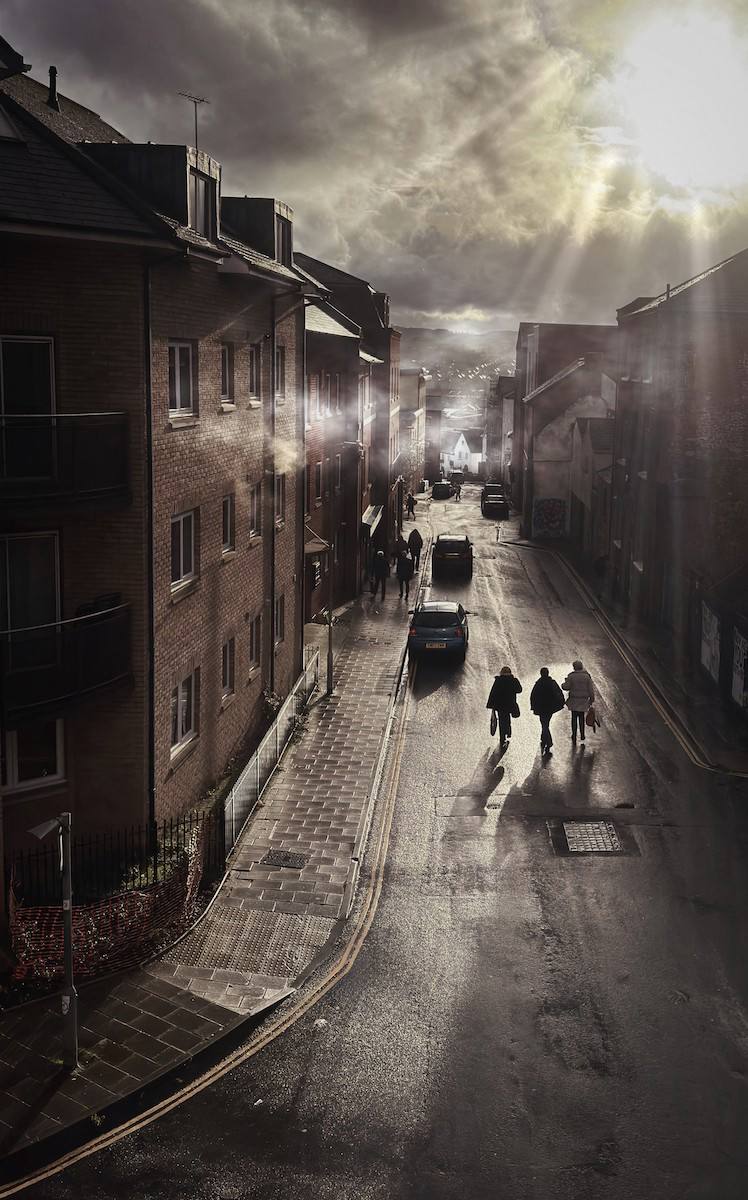 A street between storms by Karen Morgan A street between storms