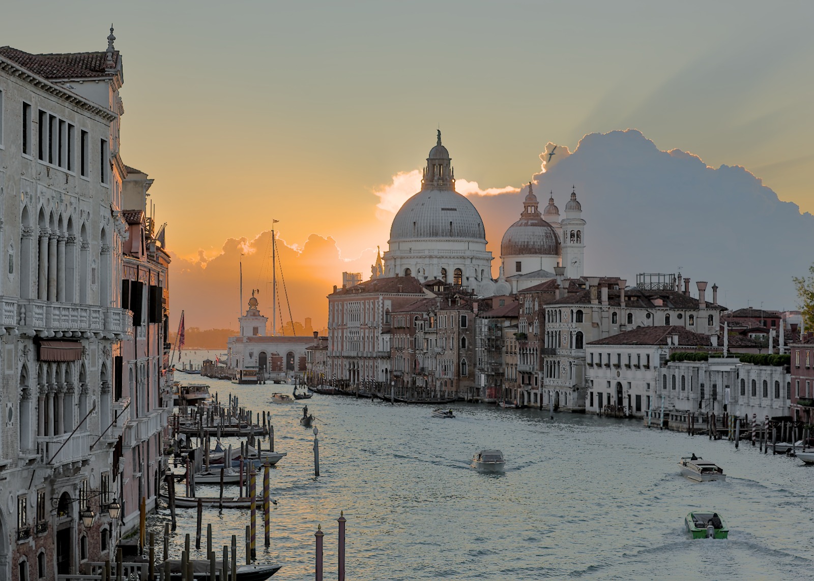 Grand Canal - Dawn by Brian Grange Grand Canal - Dawn