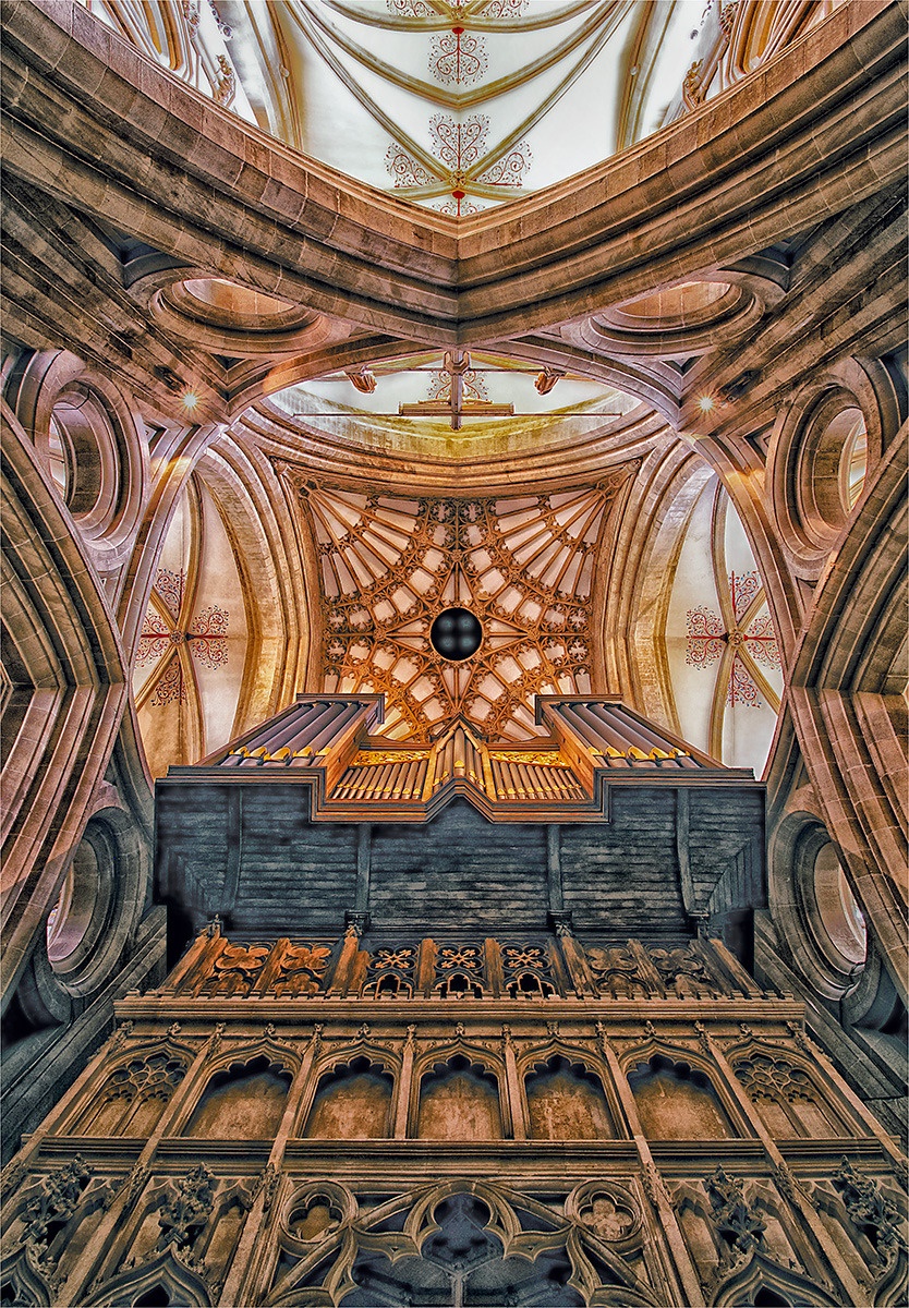 Organ Loft Wells Cathedral by Derek Gardener Organ Loft Wells Cathedral