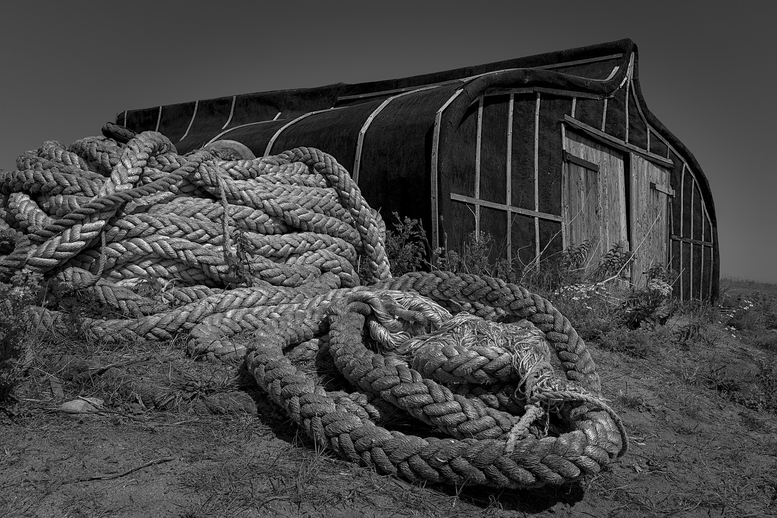 Holy Island - Boat House by Brian Grange Holy Island - Boat House