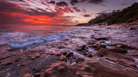 Sunrise Over The Boatsheds