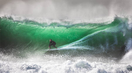 Stormy Day in The Barrel
