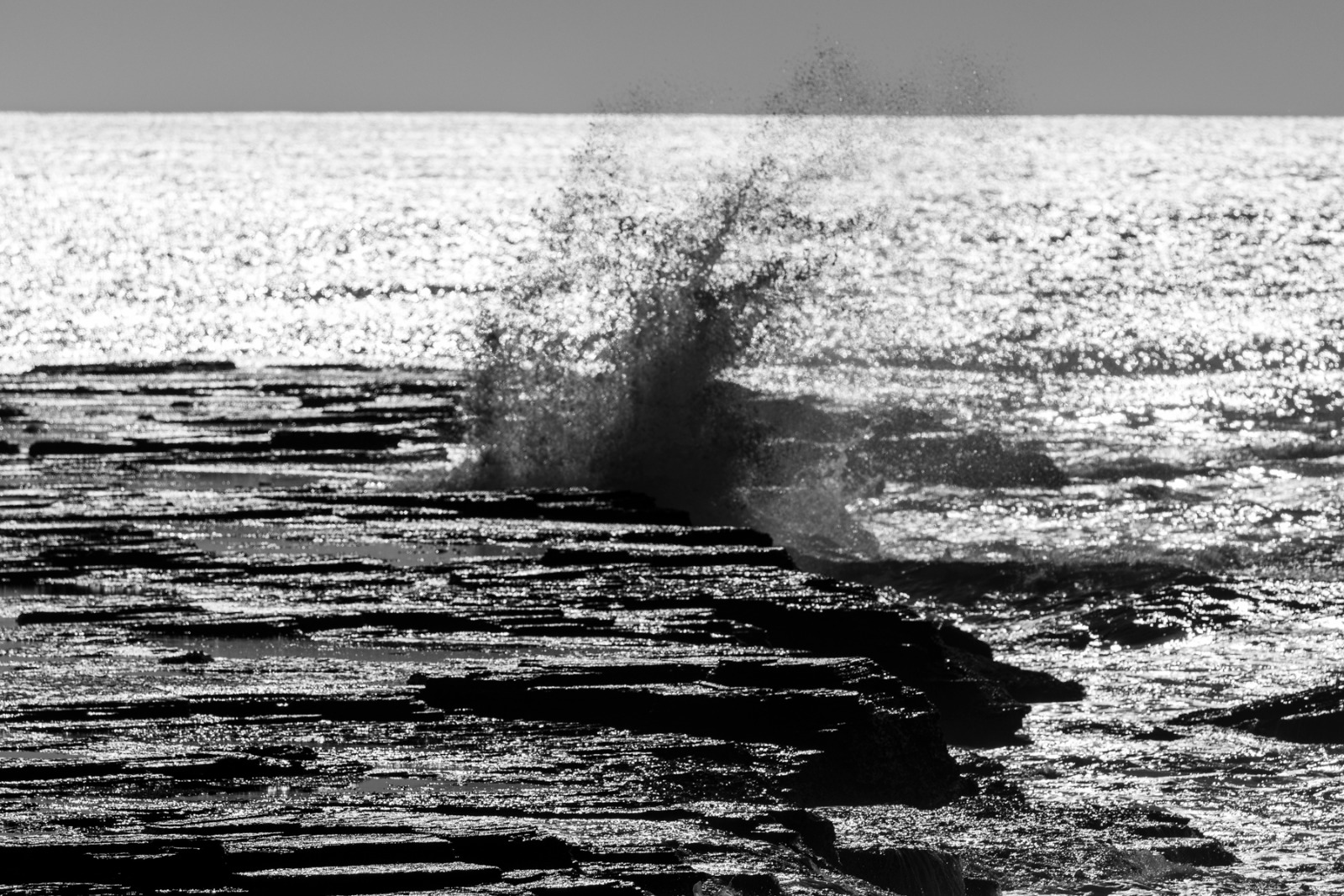 Morning on the rockshelf