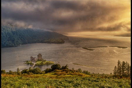 Evening Light At Eilan Donan