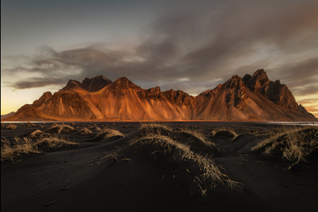 Black Dunes At Vestrahorn