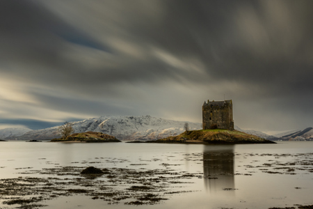 Castle Stalker In Mid Winter