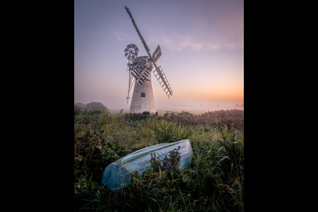 Sunrise At Thurne Mill