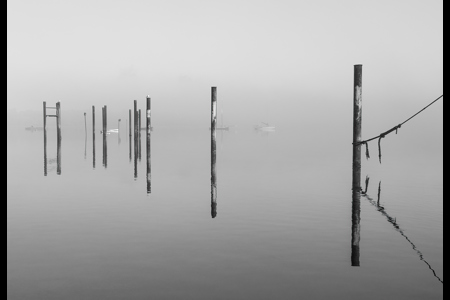 Pinmill In Fog