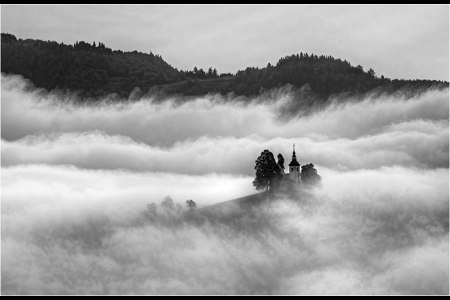 St Tomaz In A Sea Of Mist