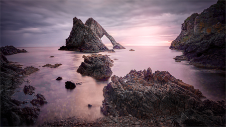 Sunrise At Bow Fiddle Rock