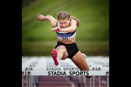 Determined Hurdler