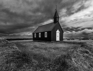 Black Church At Budhir