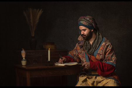 The Merchant Recording The Days Transactions