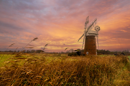 The Wind Pump At Horsey