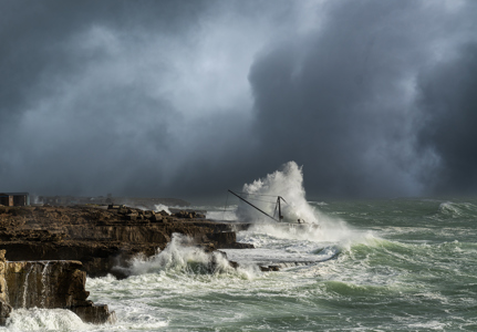 The Crane At Portland Bill.