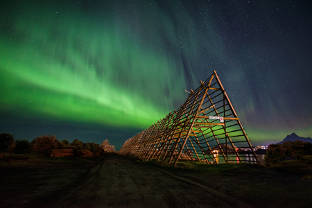 Aurora Over Cod Racks
