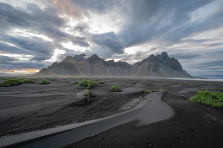 Midnight At Vestrahorn