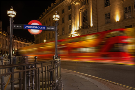 London Transport By Night