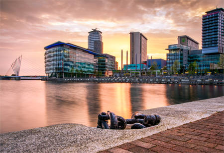Media City Sunset