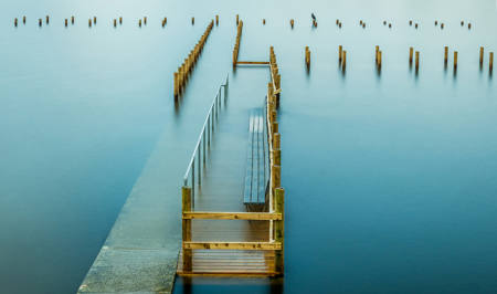 Flooded Jetty, Derwentwater