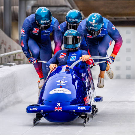 World Cup Four Man Bob GB Team