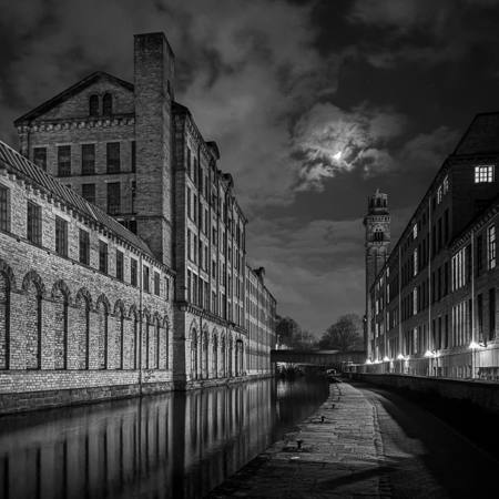 Moonlit Saltaire