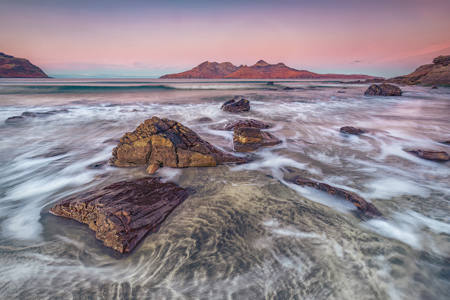 Morning Light On The Small Isles