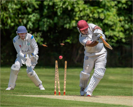 Bowled - Middle Stump