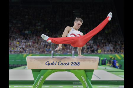 Max Whitlock On Pommel Horse