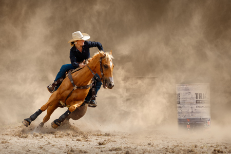 Last Turn In The Barrel Race