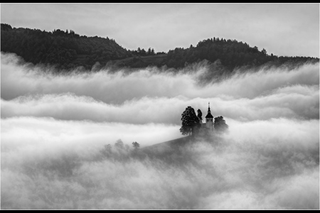 St Tomaz In A Sea Of Mist