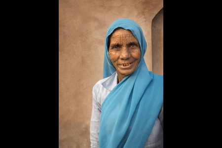 Woman At The Stepwell