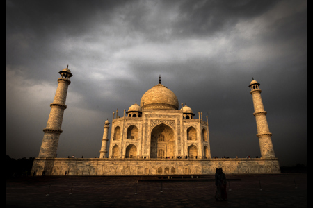 Storm Approaching At The Taj