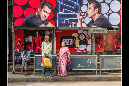 Waiting For The Bus -Mumbai