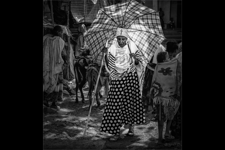 Holy Lady In The Market