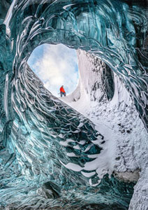Icelandic Ice Cave Man