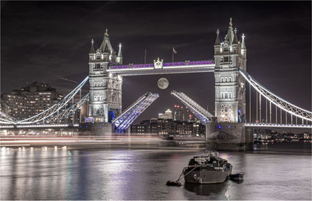 Tower Bridge At Night